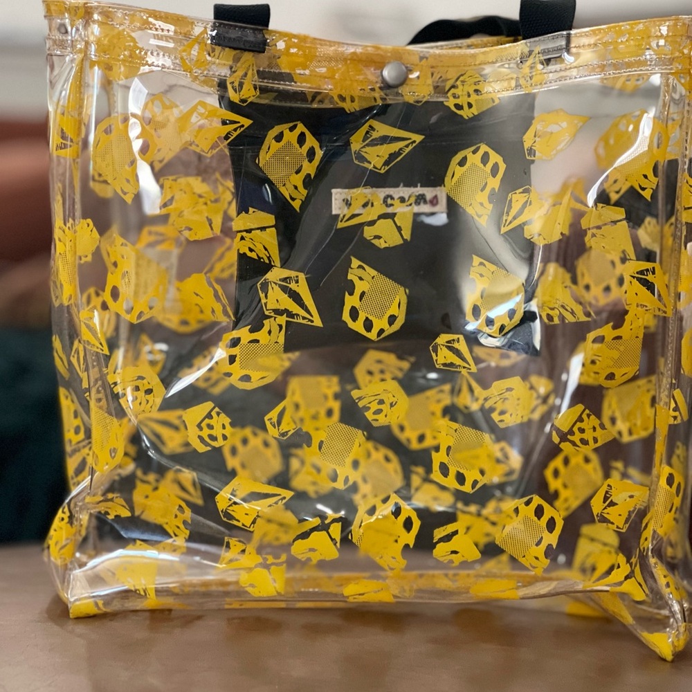 Volcom Black and Yellow Tote Bag